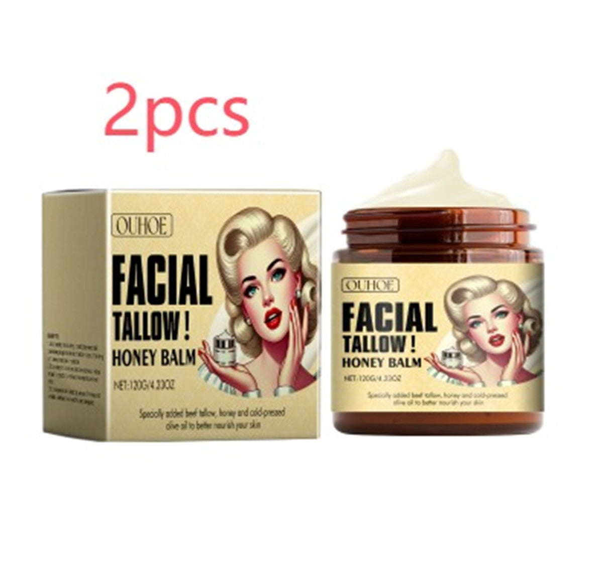 Tallow Honey Moisturizing Cream