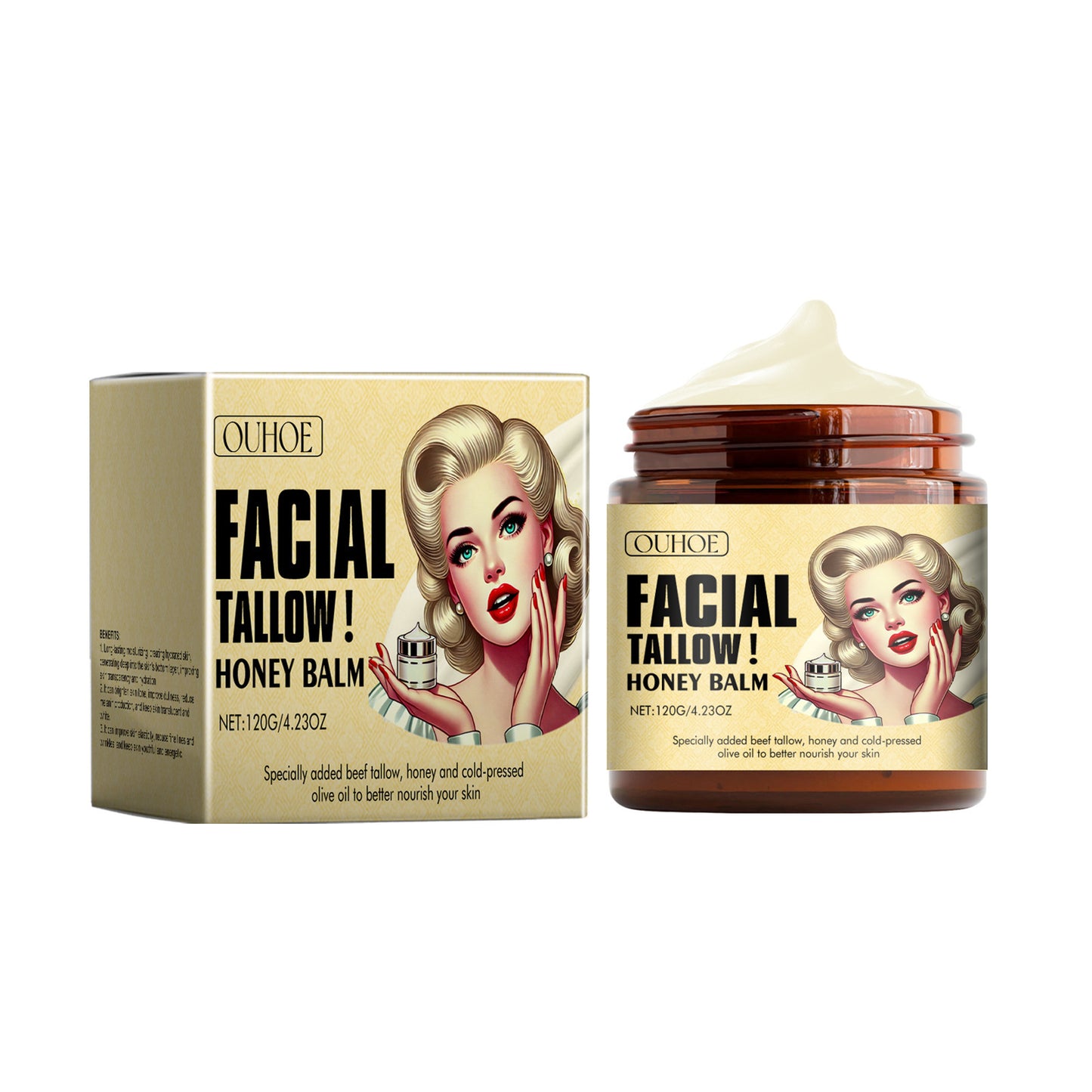 Tallow Honey Moisturizing Cream