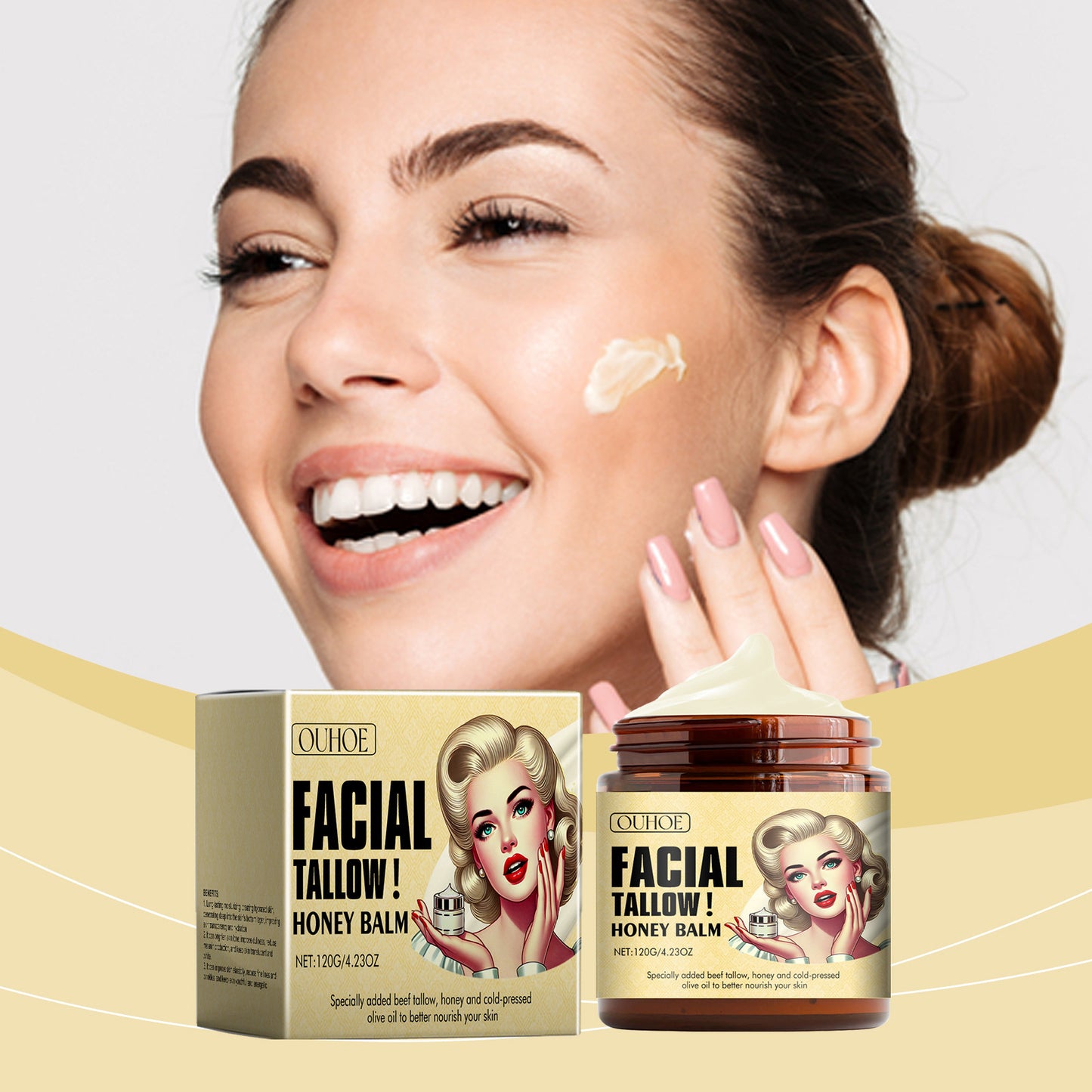 Tallow Honey Moisturizing Cream