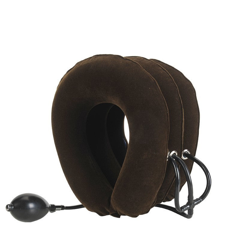 S-Cervical Inflatable Neck Traction Device – Adjustable Neck Stretcher for Instant Pain Relief (Blue)