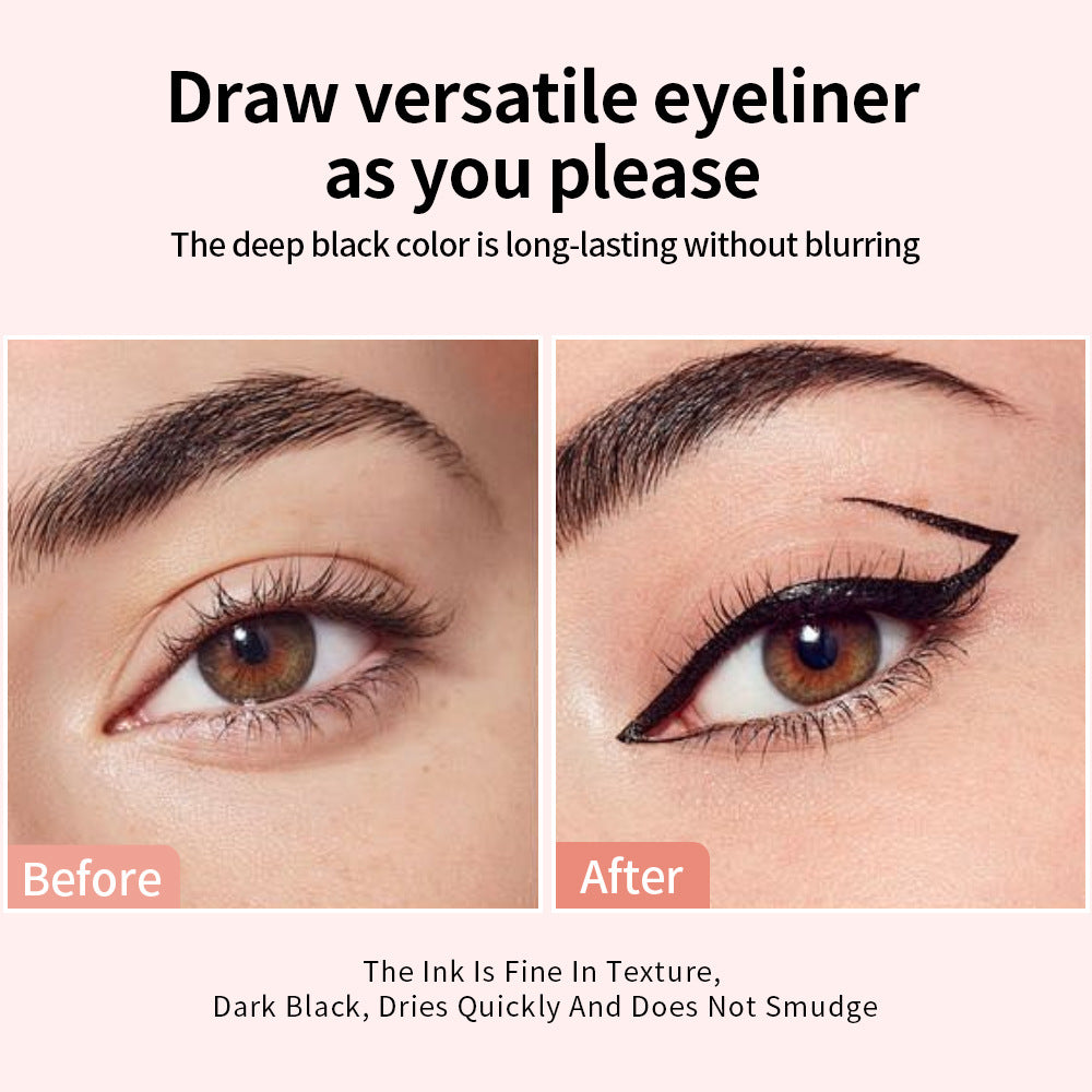 Winged Eyeliner Stamp Pen – Waterproof Smudge-Proof Love Eyeliner Seal for Perfect Wings