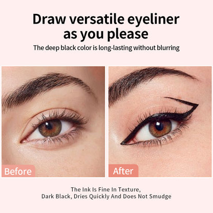 Winged Eyeliner Stamp Pen – Waterproof Smudge-Proof Love Eyeliner Seal for Perfect Wings