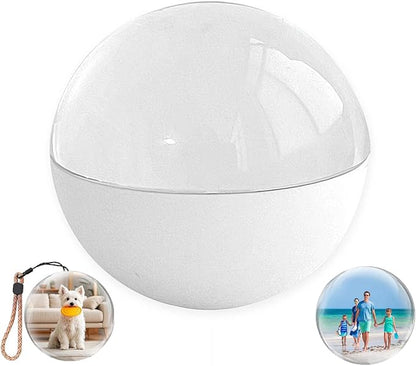 3D Crystal Ball Video Player – Personalized Electronic Memory Display Lamp (2.7" Pixel Screen, 4GB)