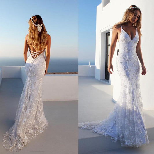 Women’s Lace Bridal Wedding Dress