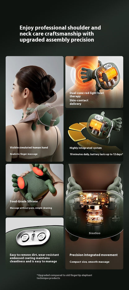 Hand Shoulder & Neck Massager – Deep Tissue Cervical Massager for Pain Relief