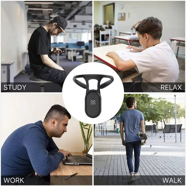Hipee Smart Posture Corrector – Real-Time Back Posture Training & Monitoring Device for Adults