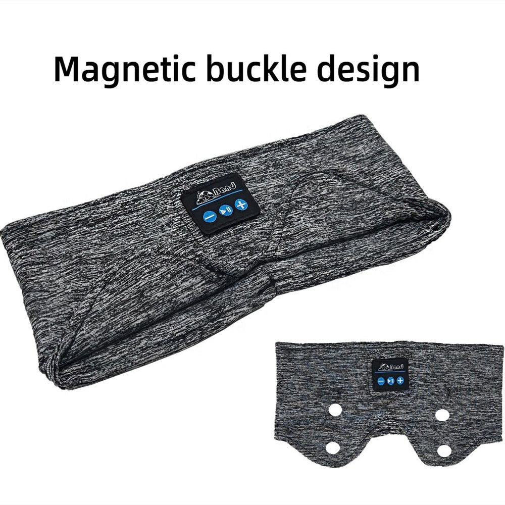 Bluetooth Headscarf & Eye Mask – Dual-Use Music Sleeping Hair Band